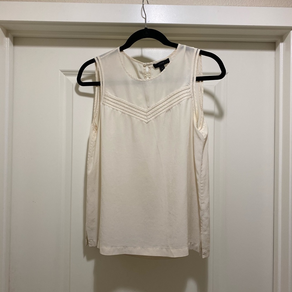 White sleeveless Blouse